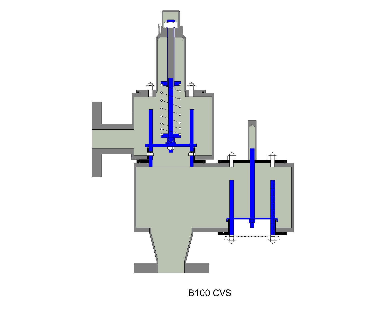 B100 Closed Vent Spring