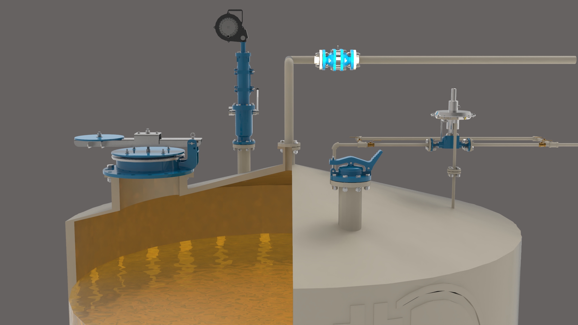 KSFI Flame Arrester Installation View